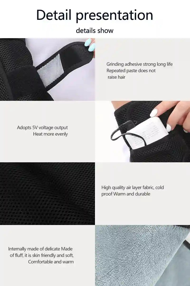 Heated Elbow Brace Wrap: Adjustable Compression Sleeve for Joint Relief Relaxation Treatment Tidesmit