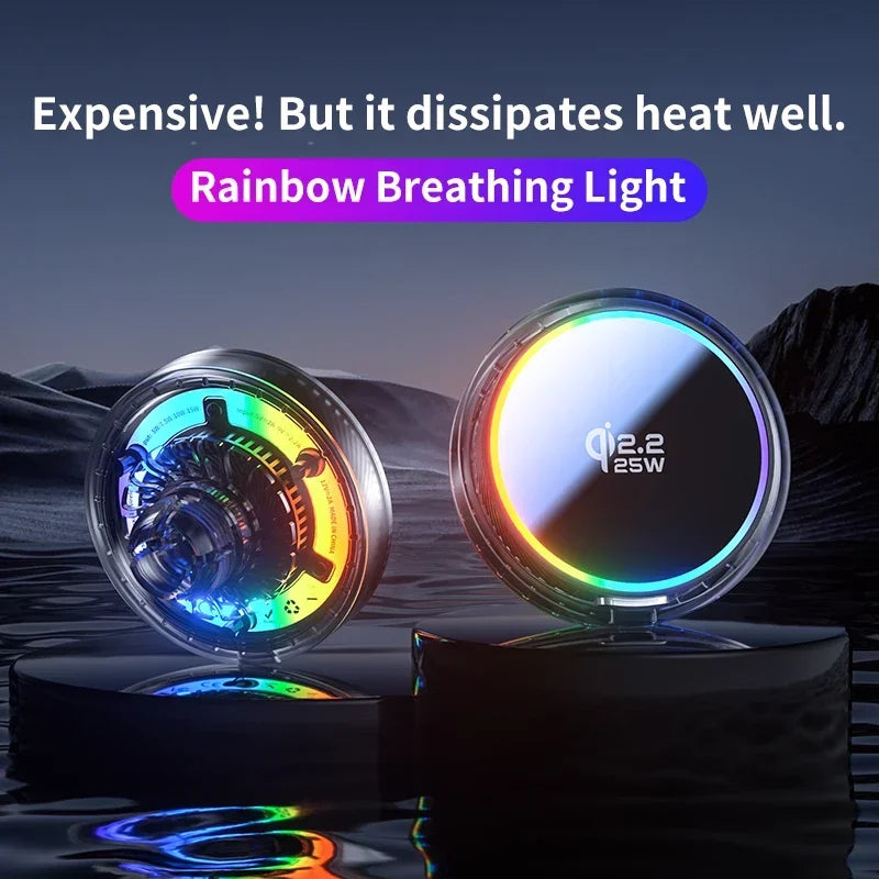 Tidesmit 25W Magnetic Wireless Car Charger - Qi Certified Fast Charging Tidesmit