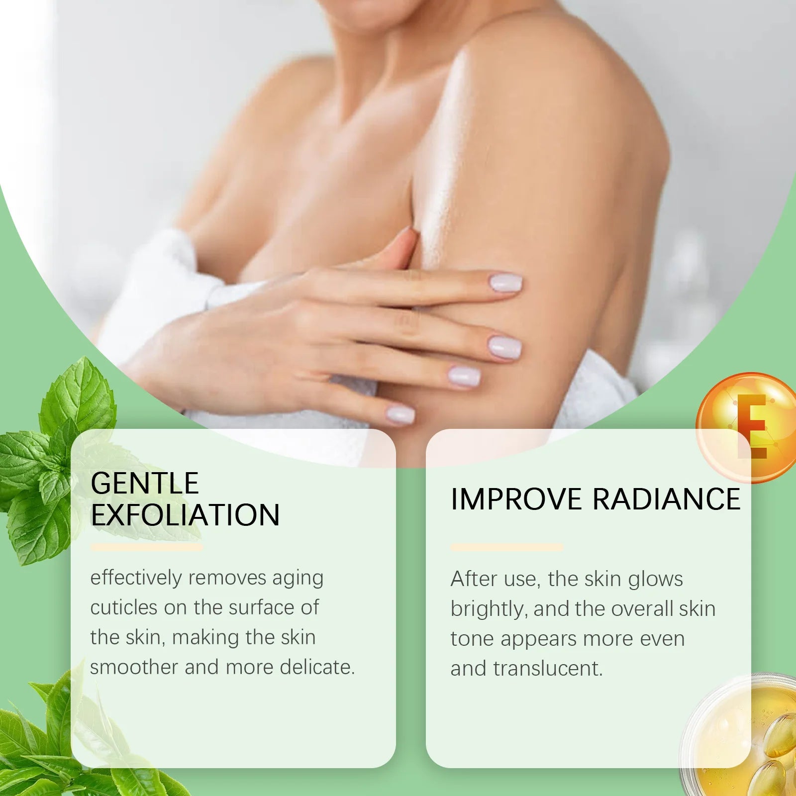 Matcha Sea Salt Body Scrub | Moisturizing Natural Exfoliant Scrubs Treatments Tidesmit