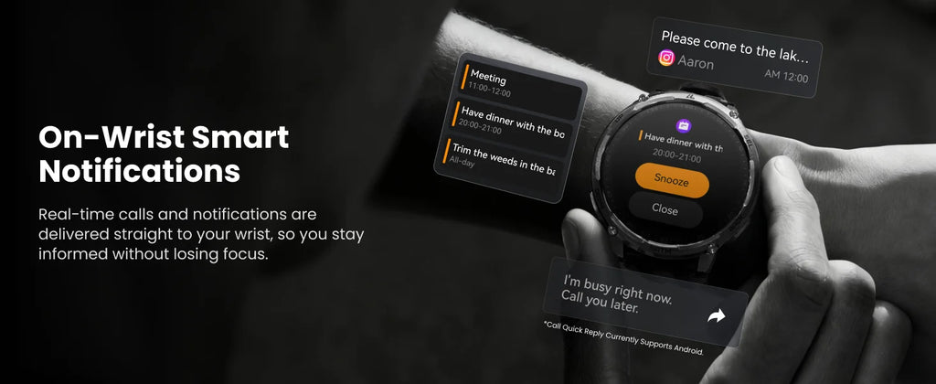 KOSPET TANK T4C Smartwatch Men’s Outdoor Rugged Watch with Flashlight Dual‑Band GPS 50M Waterproof Fitness & Health Tracker