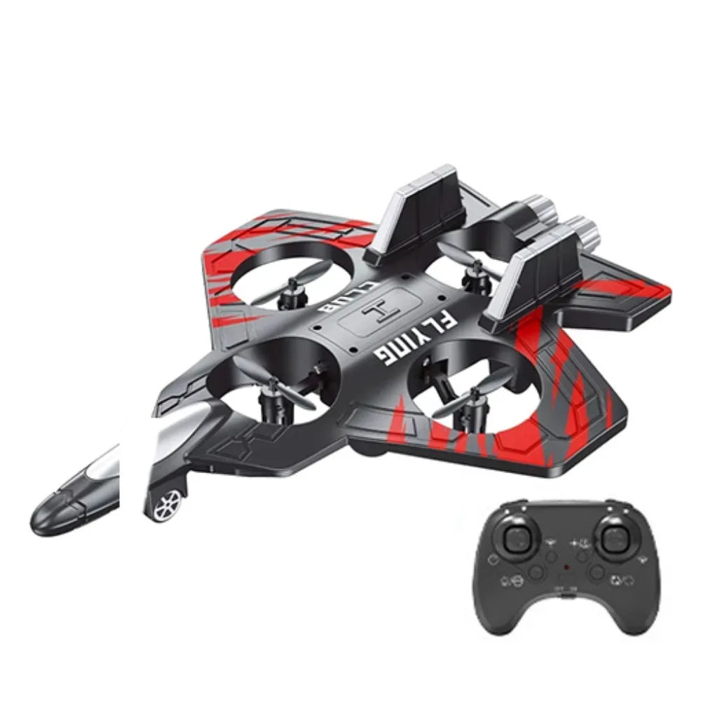 Remote Control Foam Jet Plane - Durable EPP Foam Fighter Toy Red Tidesmit