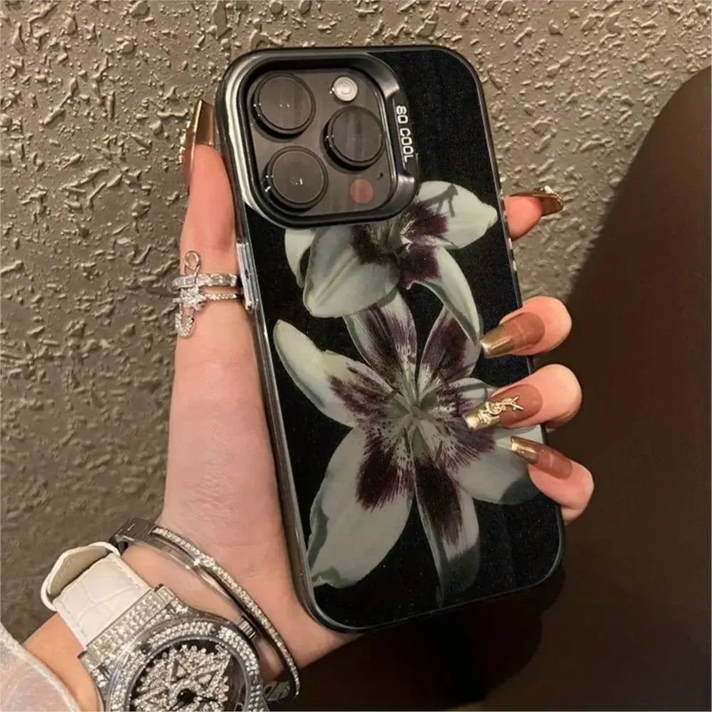Lily Flower Phone Case - Slim Hard Cover with Drop Protection Tidesmit