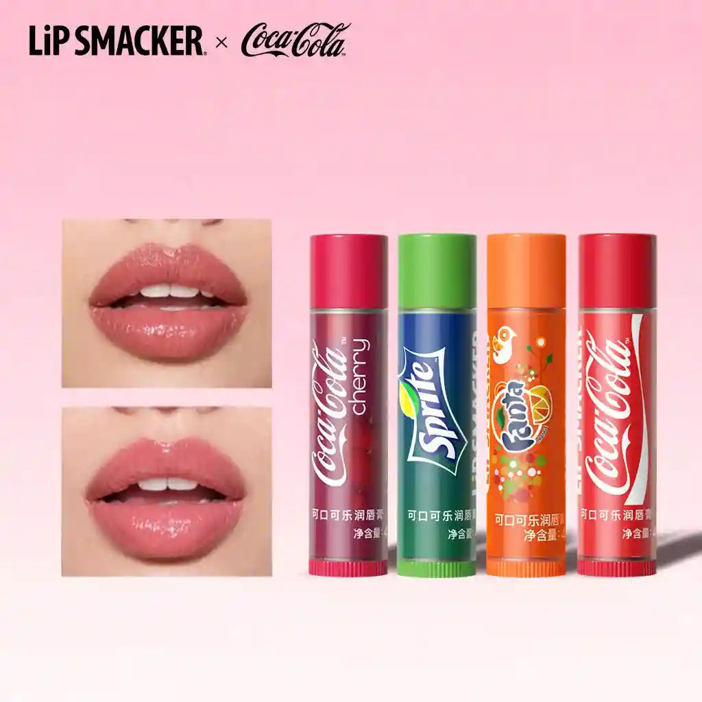 Coca-Cola Lip Balm Set – Color Changing Moisturizing Lip Care Treatment Lip Care Tidesmit