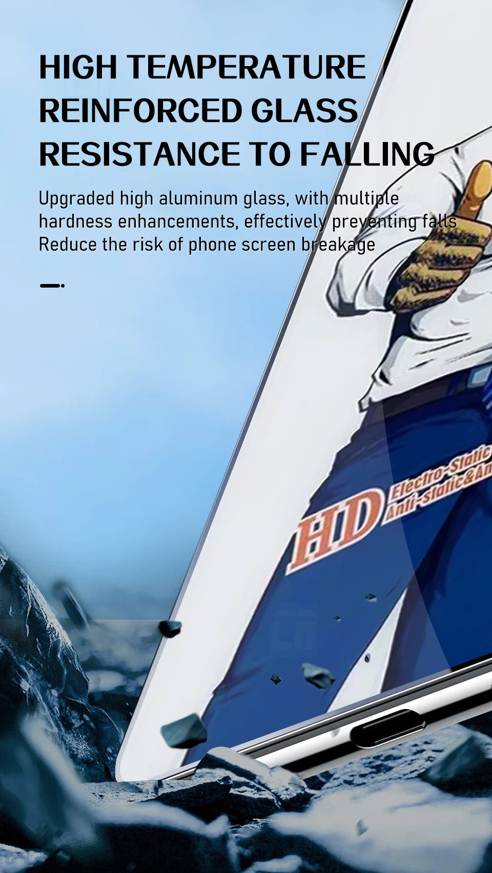 3PCS Fingerprint Unlock Tempered Glass Screen Protectors for Samsung Galaxy S25 S24 Ultra S23 S22 Plus S25Ultra HD Film Cover AE Tidesmit