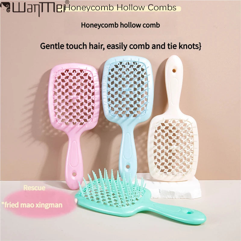 Detangling Hair Brush - Ergonomic Massage Comb for Wet Curly Hair Massage Chairs Tidesmit
