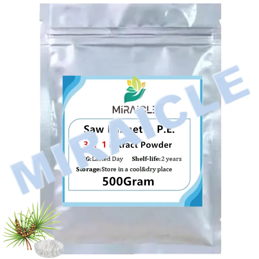 Global Customized 100% Pure For Natural saw palmetto Extract  30:1 Aluminum Foil Bag Packing for Global Distributors