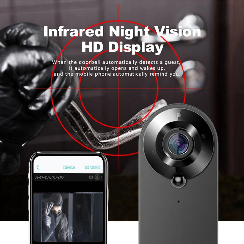 Tuya 1080P Wireless WIFI Doorbell Video Intercom Door Bell with Camera Smart Home for Security Protection PIR Motion Detection
