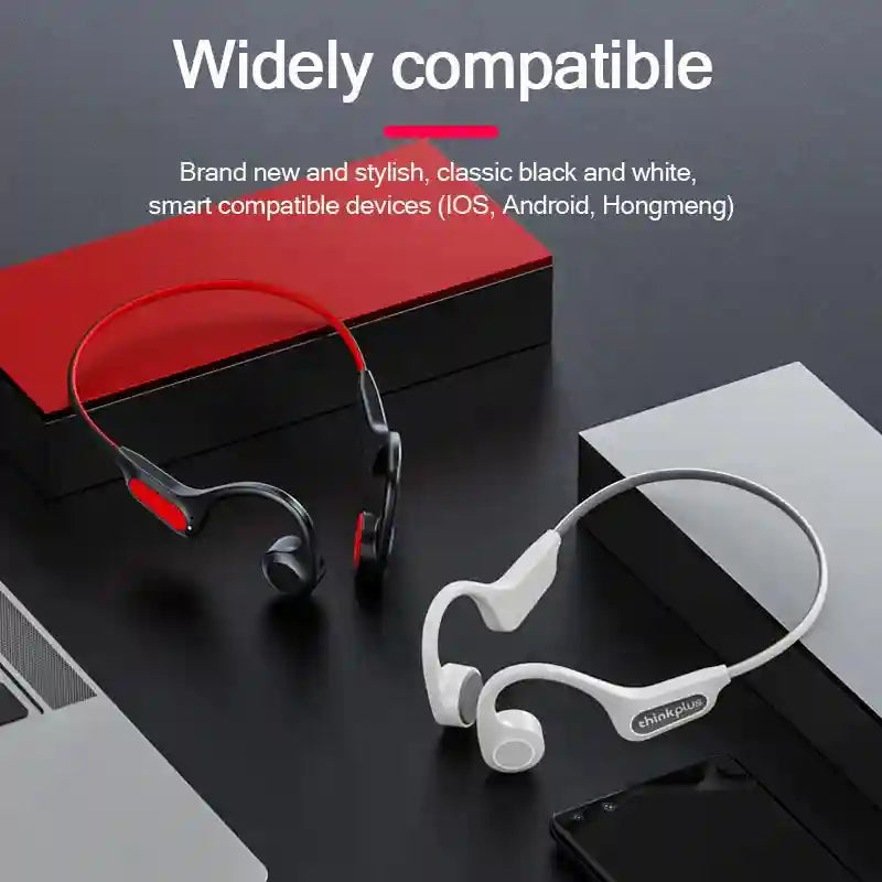 Tidesmit Bone Conduction Wireless Headphones - Bluetooth 5.3 Waterproof Tidesmit
