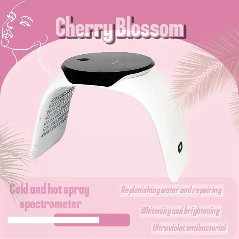 Cold And Hot Nano Water Supplement Spray Spectrometer Colorful Dynamic Red Light PDT Photon Rejuvenation Mask Beauty Instrument