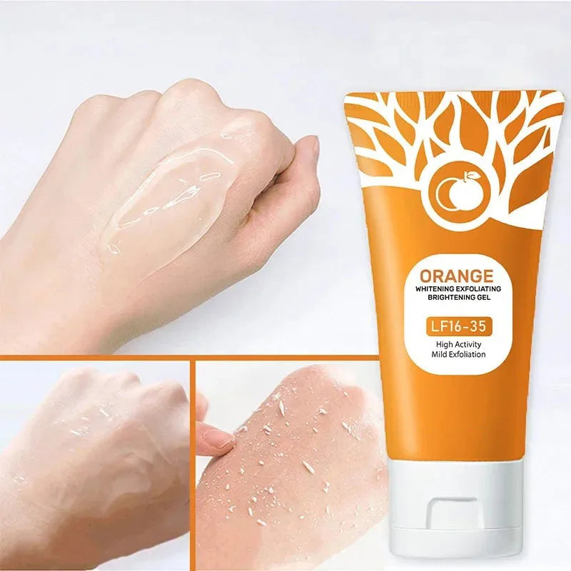 Orange Exfoliating Gel for Face & Body - Natural 50g Scrub Scrubs Treatments Tidesmit