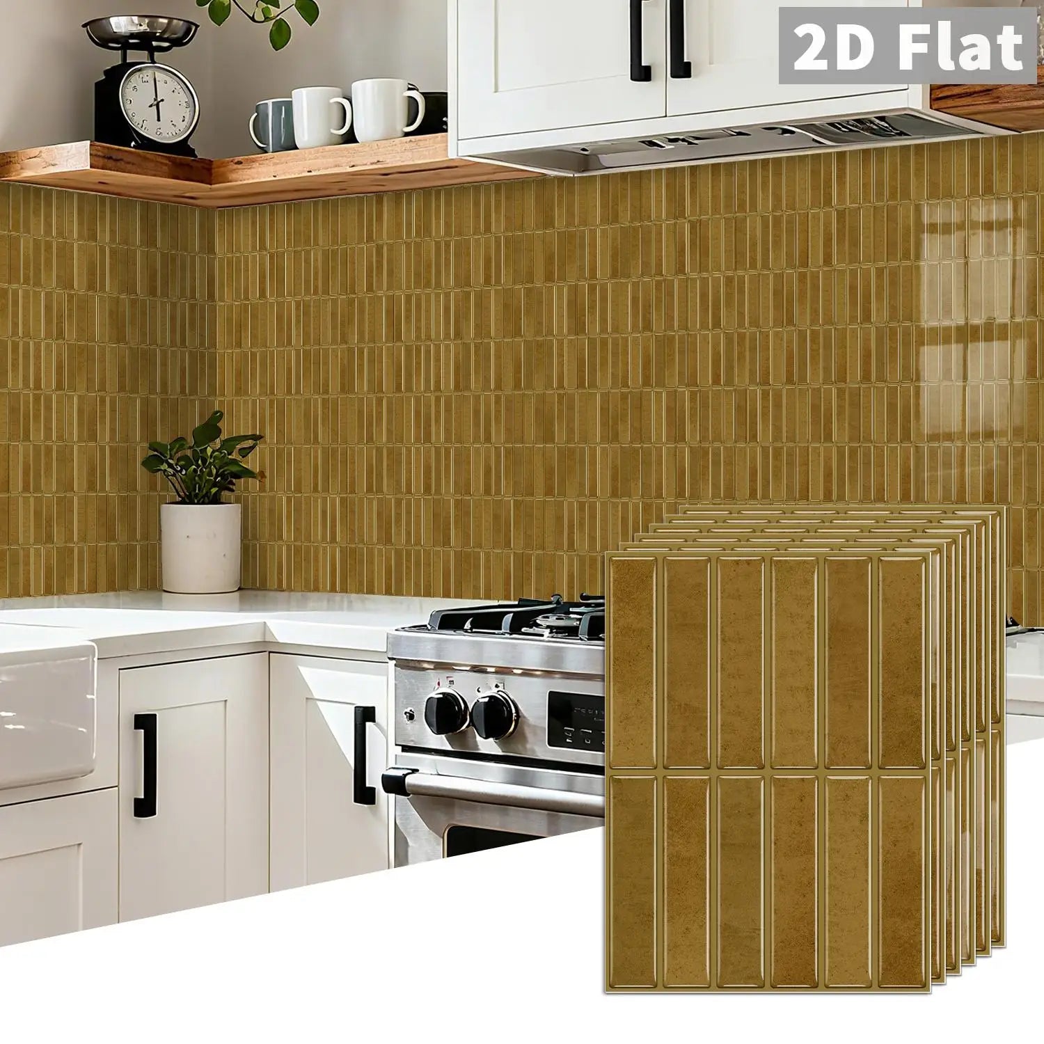 Peel-and-stick self-adhesive tile stickers Self-adhesive tile decals Kitchen and bathroom backsplash decoration Bedroom decor