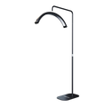 Half Moon Lash Light - 28 Inch Adjustable LED Beauty Lamp for Estheticians black Tidesmit
