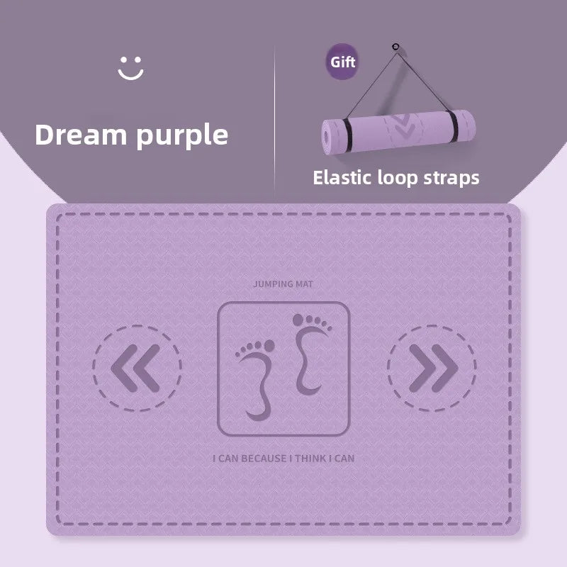 New Able Large Double Yoga Mat Thickened 12mm Widened Mat Parent-child Family Fitness Dancing Sound Insulation