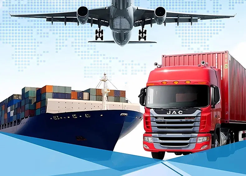 Shipping vehicles and containers promotional graphic for inkjet coding printer