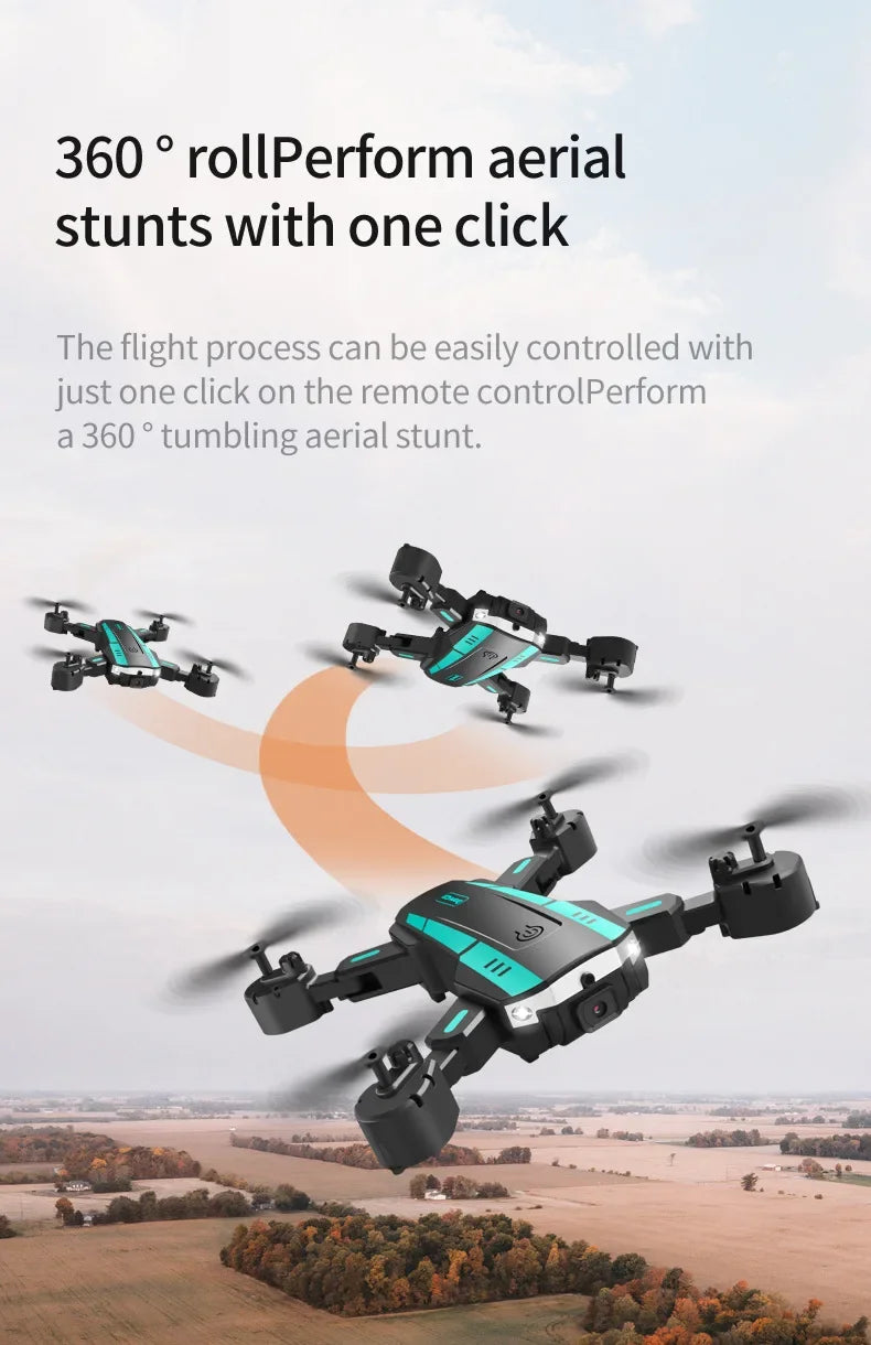 GPS Drone with 8K Dual Camera & Obstacle Avoidance - Foldable Design Tidesmit