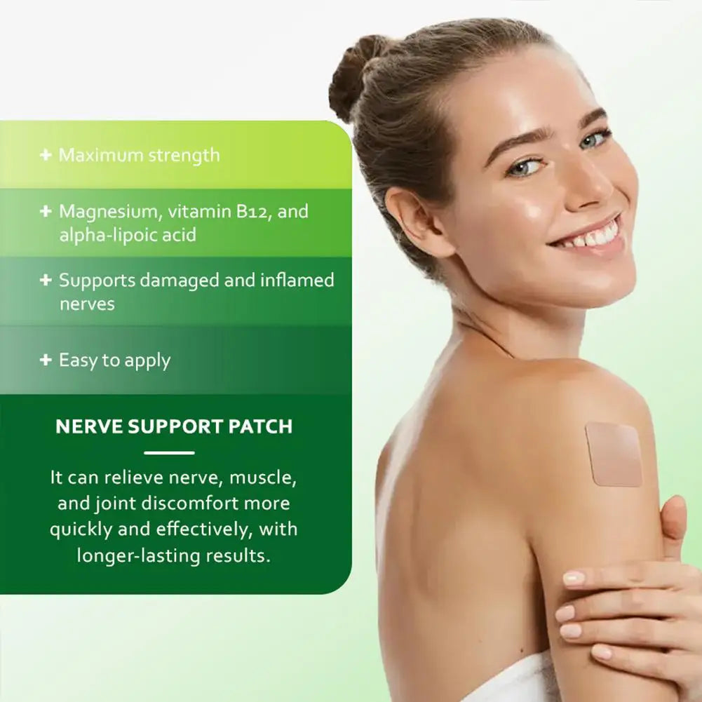 30pcs Avalaine NerVana+ Magnesium Patches with B12 & ALA – Natural Relaxation & Muscle Repair for Sensitive Skin