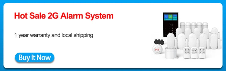 WiFi GSM Home Alarm System – App-Controlled Smart Security Kit Tidesmit