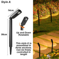 1-4pcs LED Solar Landscape Lights Outdoor IP65 Waterproof Solar Light Solar Garden Spotlight for Yard Lawn Walkway Courtyard