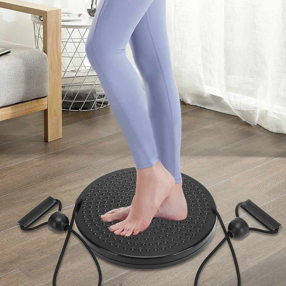 Ab Twister Board with Massage Foot Plate - Full Body Slimming Body Shaping Massage Equipment Tidesmit