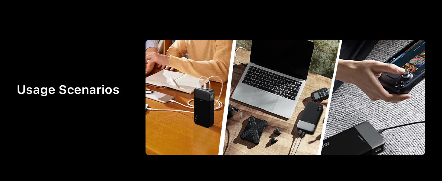 20000mAh Portable Charger - 45W PD Fast Charging Power Bank Tidesmit