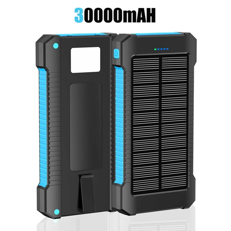 50000mAh Portable Charger - Waterproof High Capacity Power Bank Blue 30000mAh Tidesmit