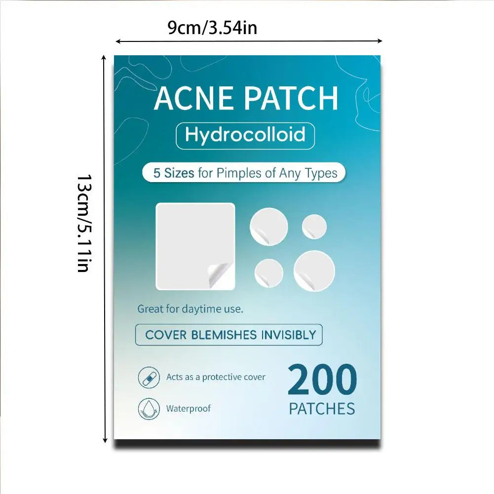 200/262/360pcs Salicylic Acid Acne Patches Mild Non-irritating Fade Black Acne Marks Facial Care Patches Acne Closure Removal