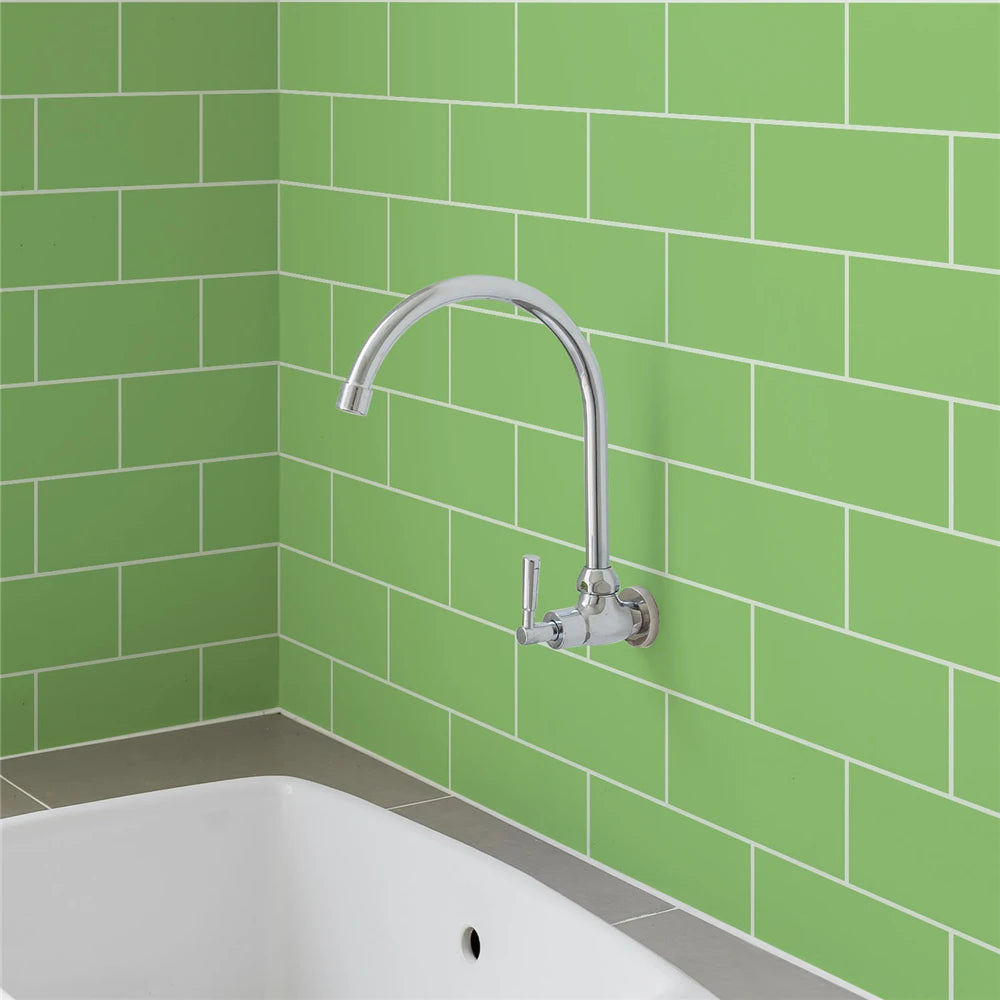 9/27/54PCS Pink Yellow Green Brick Tile Stickers For Kitchen Bathroom Wallpaper Waterproof Peel&Stick DIY Wall Sticker Home Deco