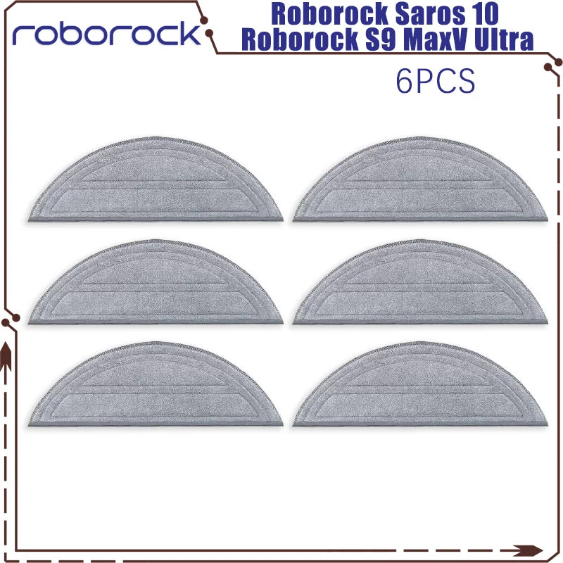 Tidesmit replacement parts kit for Roborock Saros 10 and S9 MaxV Ultra including brushes, filters, mops, and dust bags