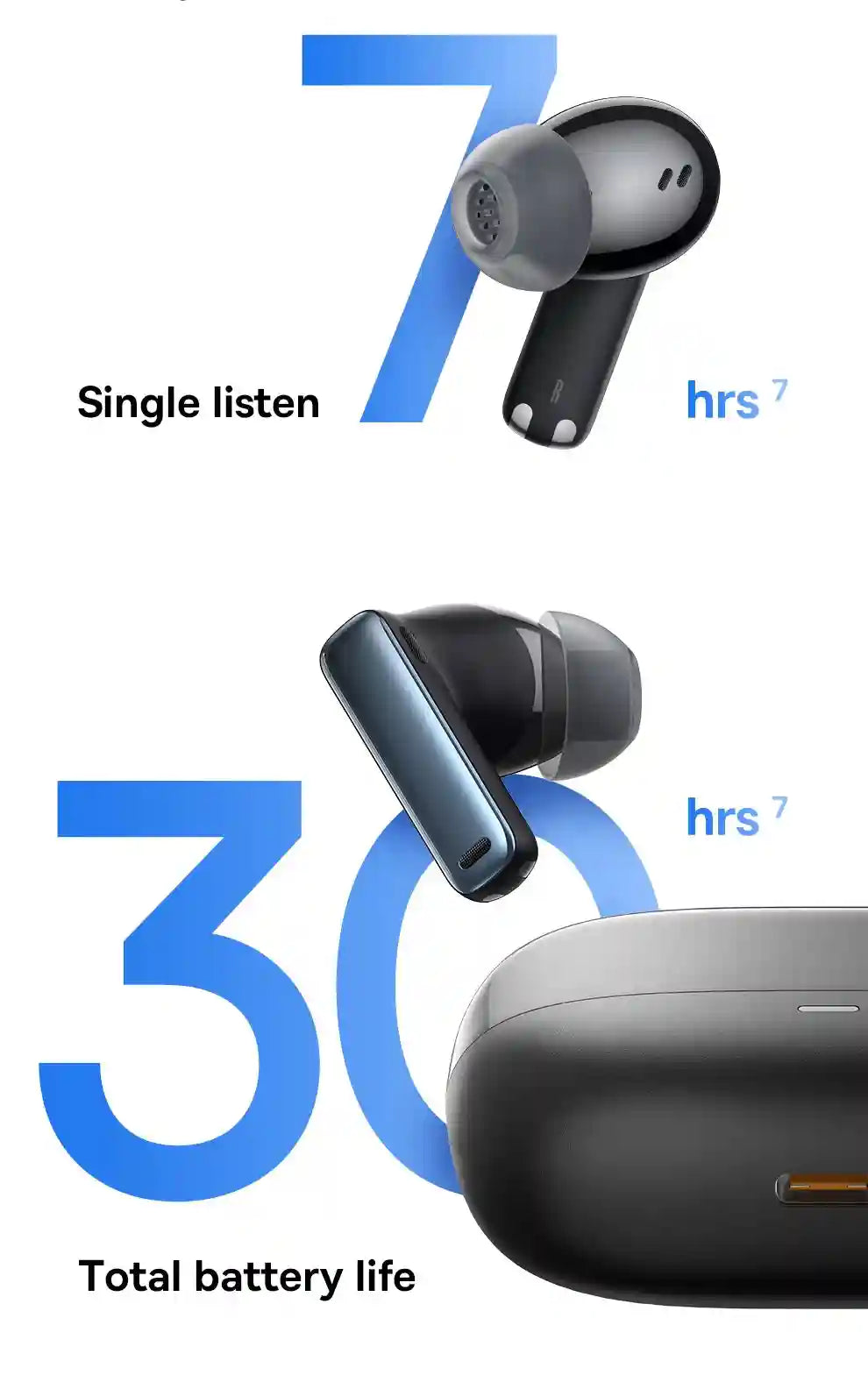 Wireless Earbuds with 48dB Active Noise Cancellation - Tidesmit EP10/M2S Tidesmit