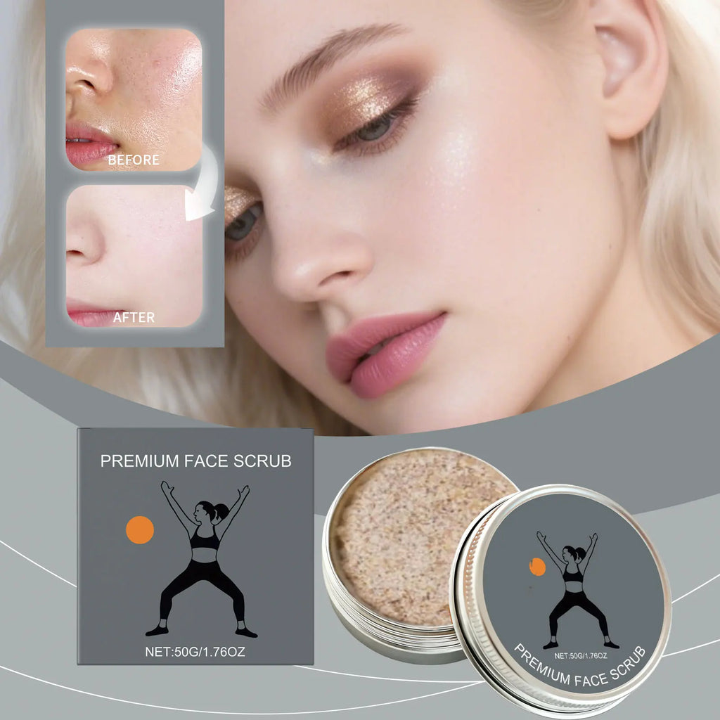 Facial Moisturizing Scrub | Hydrating Pore Cleanser for Soft Skin Scrubs Treatments Tidesmit