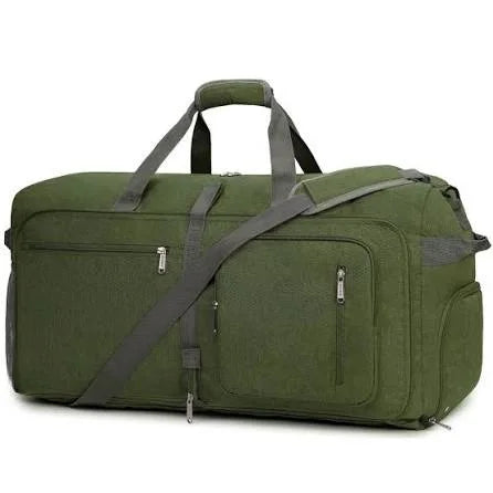 Unisex High Quality Customize Leather Duffle Bag Large Capacity Shoe Compartment With Customize Logo and Customize Storage Space