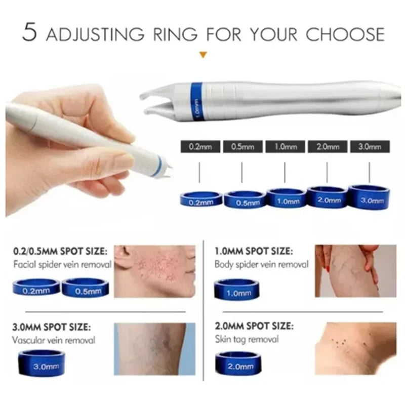980nm Diode Laser Vascular Vein Removal Device 6-in-1 Therapy Relaxation Treatment Tidesmit