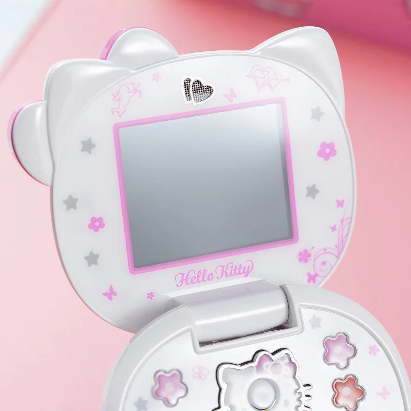 2024 Sanrio Hello Kitty Flip Phone Kawaii K688 Cartoon Taiml Cute Mini Phone Birthday Fashion Gift Toys Christmas For Anime Fans