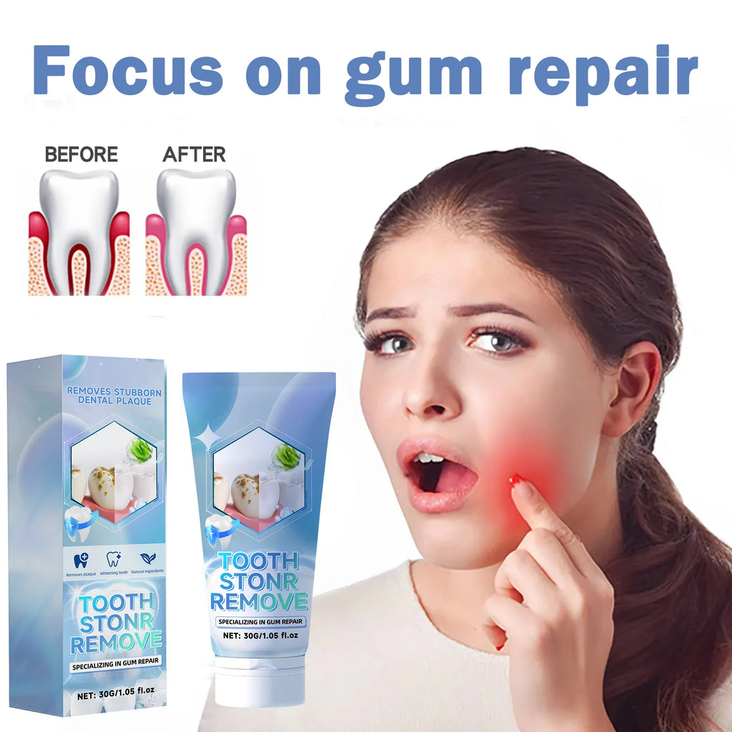 Tidesmit gum repair toothpaste for tooth pain relief, deep cleaning, and natural teeth whitening.