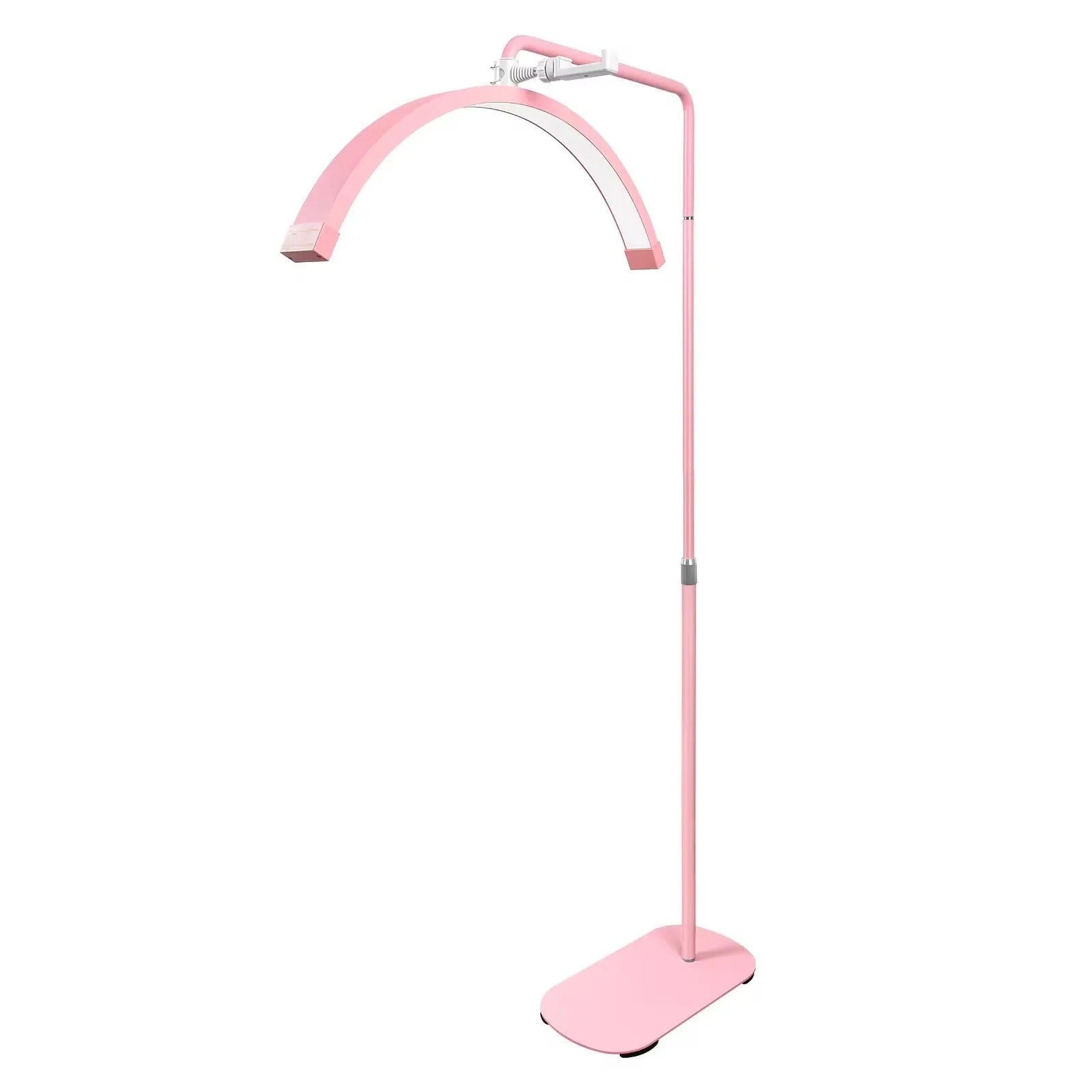 Half Moon LED Beauty Light for Lash and Nail | Adjustable 28 Inch Tidesmit Y9II pink pln 25in Tidesmit