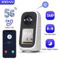 JOOAN 3MP PTZ 5G Wifi Camera HD 2.8” Touch Screen Baby Monitor Color Night Two Way Audio Wireless Smart Home Security Camera