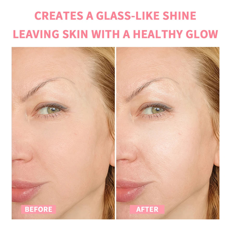 2Pcs Korean Glass Glow Skin Set, Salmon DNA PDRN Pink Peptide Serum With Niacinamide Milky Toner, Hydrating Soothing Firming Kit