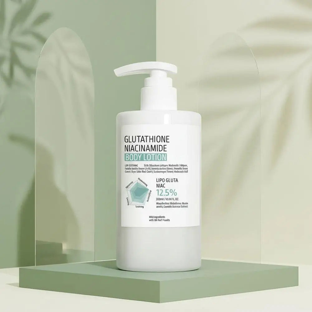 Glutathione Niacinamide Body Lotion - Deeply Moisturizes And Hydrates Brightens Skin Tone, Reduces Dullness For All Skin Types