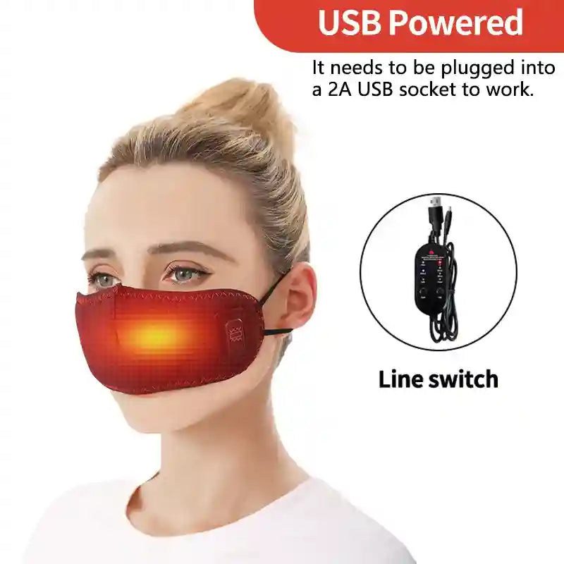 Electric Nasal Heating Pad & Vibration Massager for Sinus Comfort Massage Cushion Tidesmit