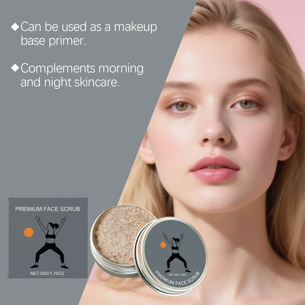 Facial Moisturizing Scrub | Hydrating Pore Cleanser for Soft Skin Scrubs Treatments Tidesmit