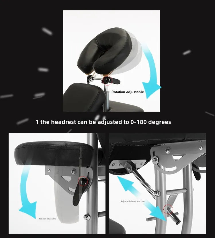 Portable Massage Chair - Foldable Deep Tissue Spa Bed for Wellness Massage Chairs Tidesmit