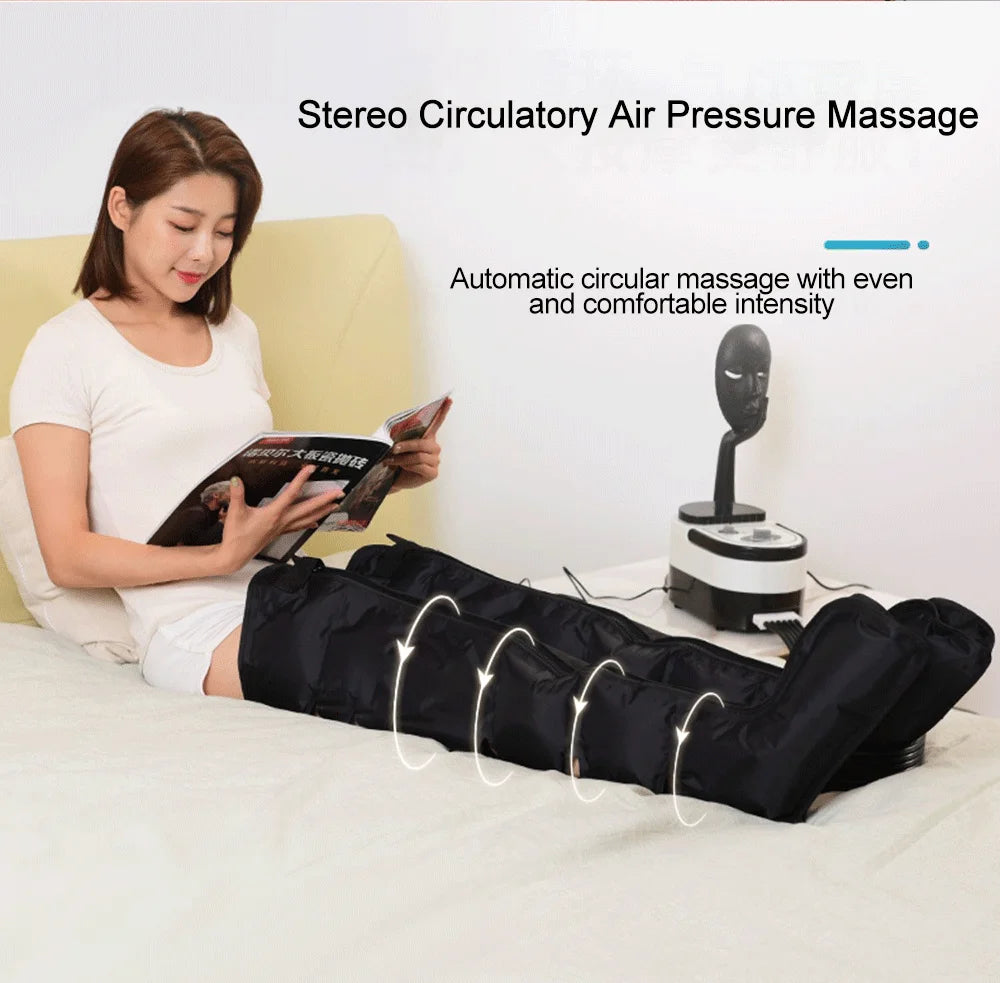 Leg Air Compression Massager for Circulation Relief | Tidesmit Relaxation Treatment Tidesmit
