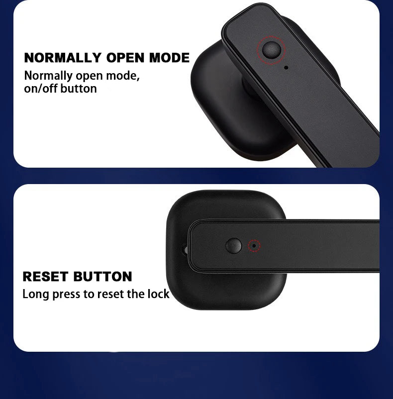 Fingerprint Door Lock: Tuya Bluetooth Smart Entry - M6 Series Tidesmit