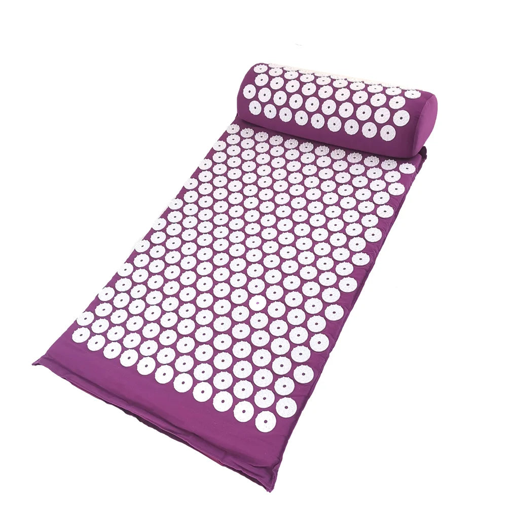Acupressure Mat and Pillow Set | Targeted Muscle Relief & Recovery Back Massage Instrument Tidesmit