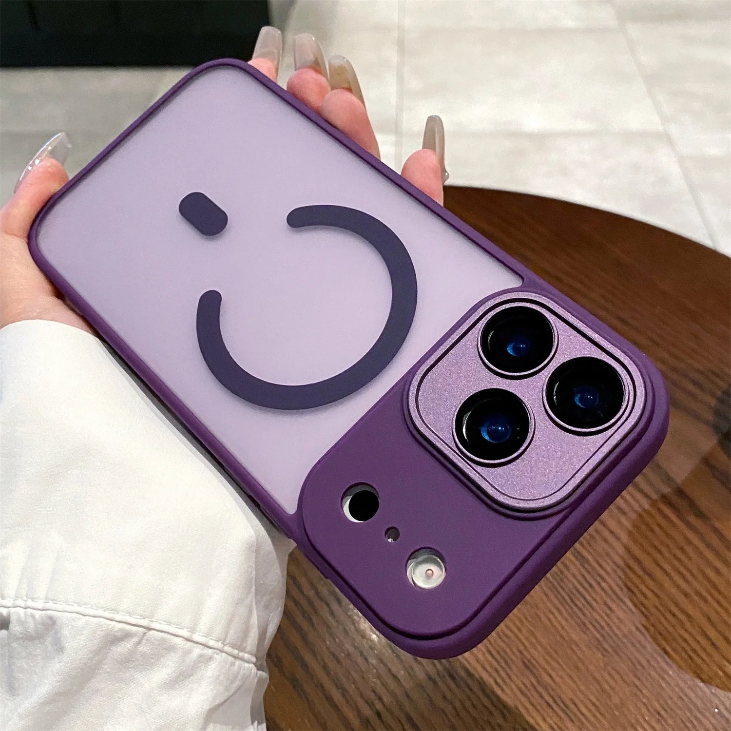 iPhone 17 Pro MagSafe Case with Lens Protector - Black | Tidesmit Dark purple Tidesmit