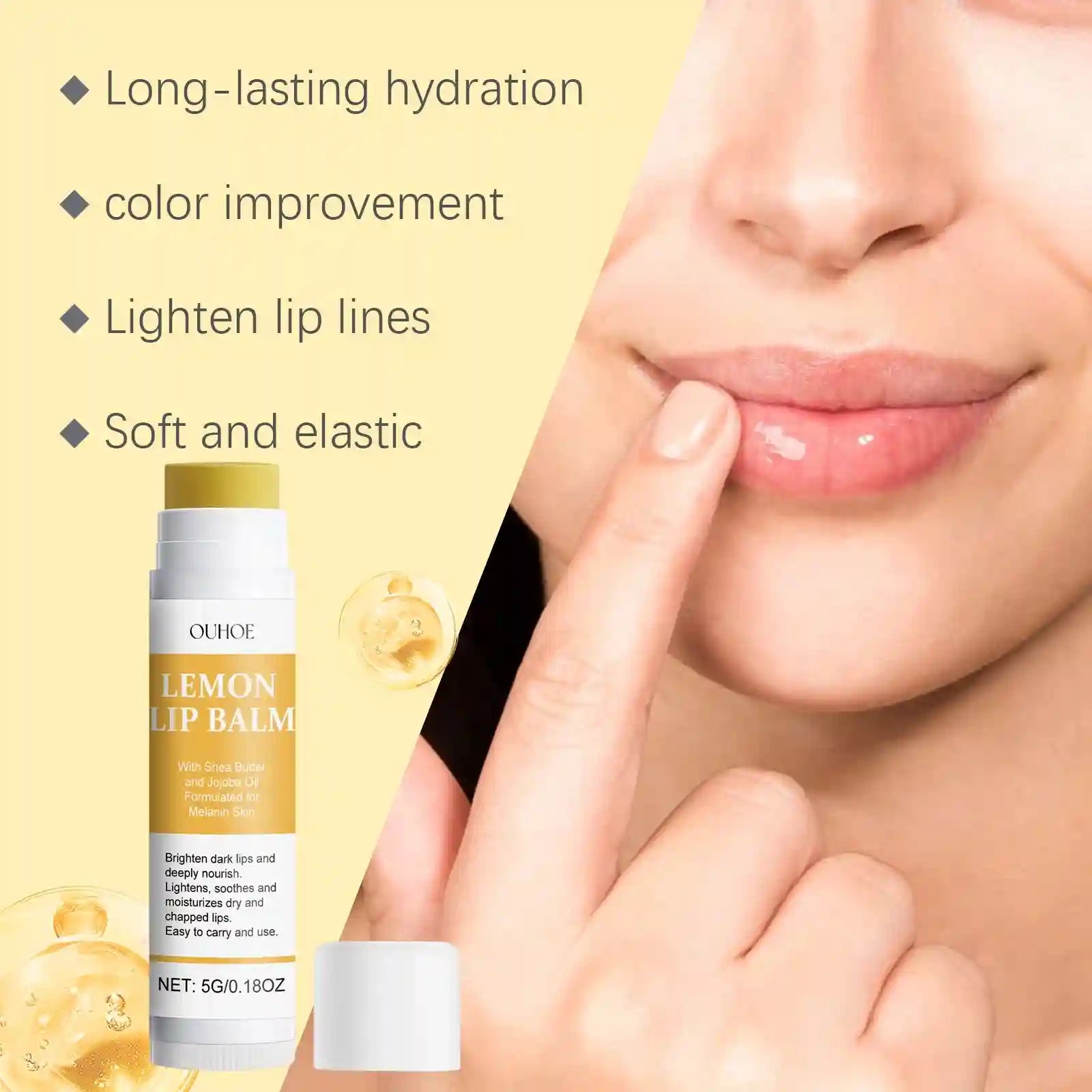 Dark Lip Lightening Balm - Exfoliating Lip Mask Treatment by Tidesmit Lip Care Tidesmit