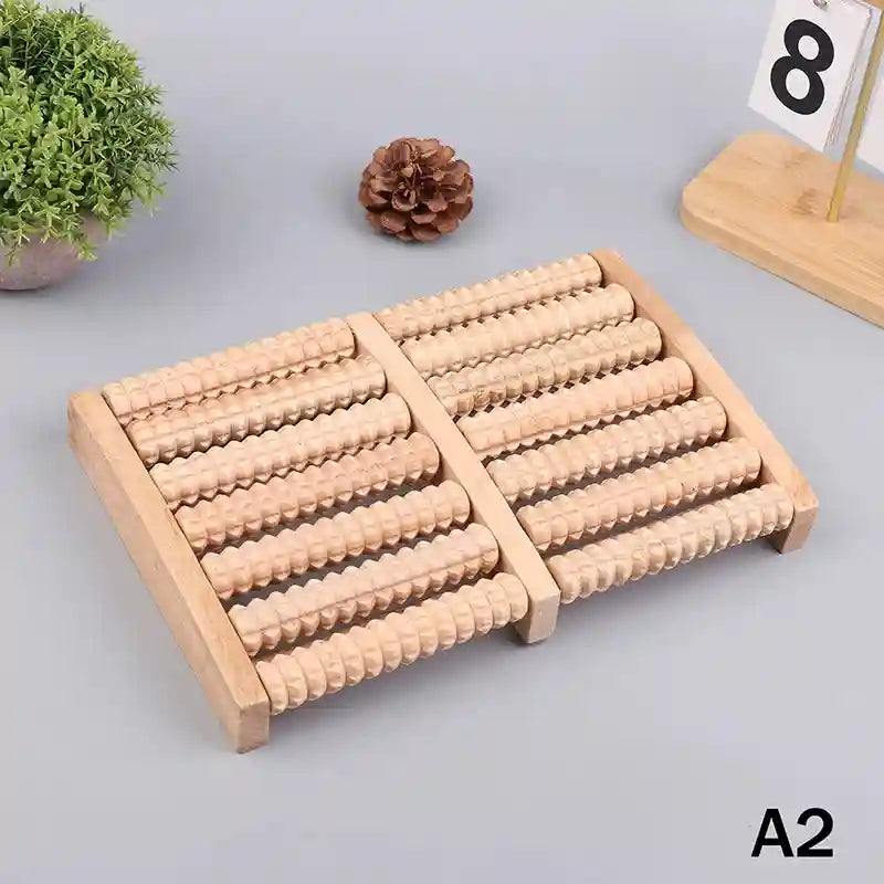 Foot Roller Massager for Plantar Fasciitis - Natural Muscle Relief Massage Roller A2 Tidesmit
