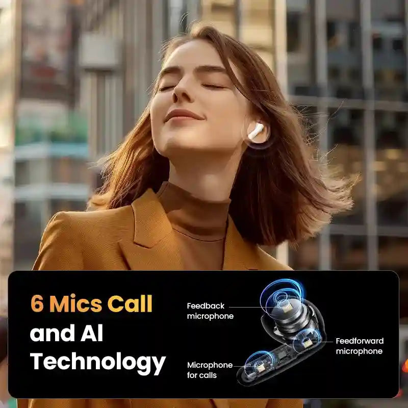 H6 Pro Wireless Headphones with Active Noise Cancellation Tidesmit
