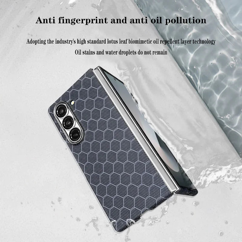 Samsung Galaxy Z Fold 7 Magnetic Carbon Fiber Case | Slim Shock Protection Tidesmit