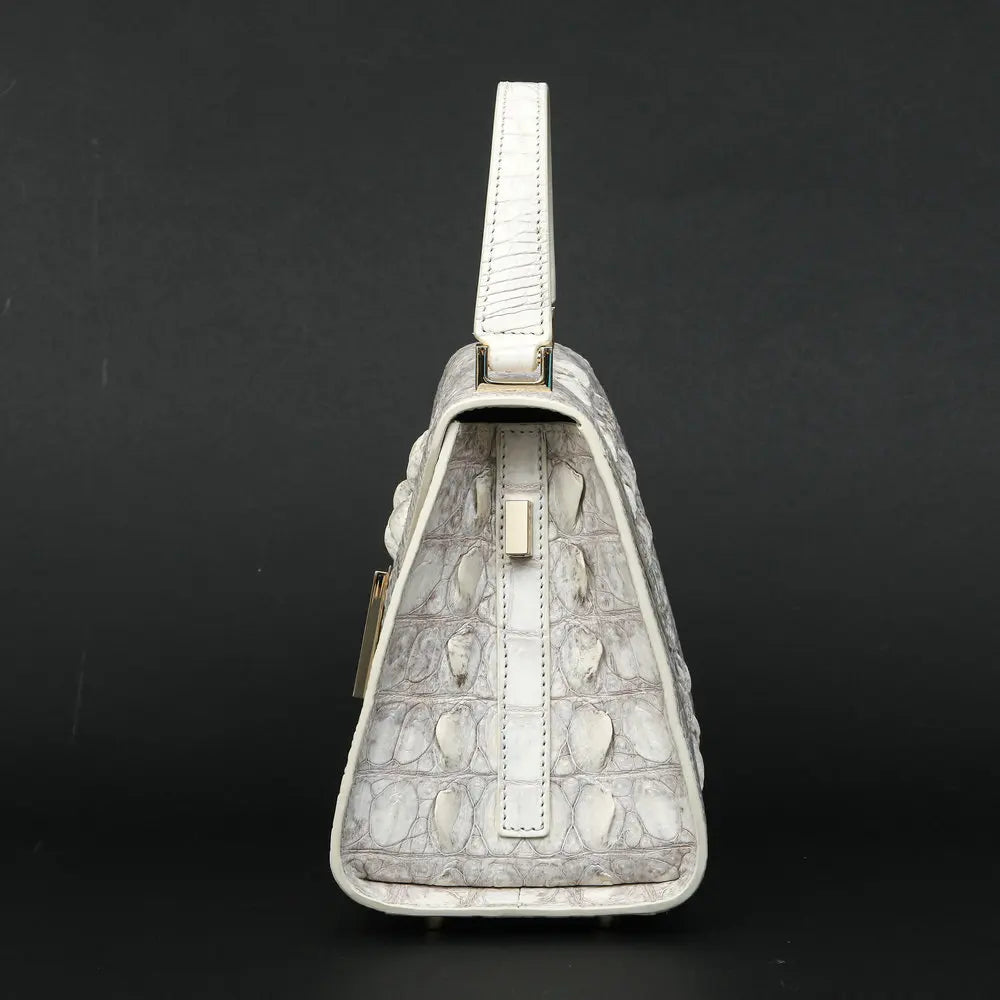 2024 New Designer Crocodile Leather Women Handbag Leisure Genuine Leather Lady Shoulder Bag Large Capacity Crossbody Bag 45